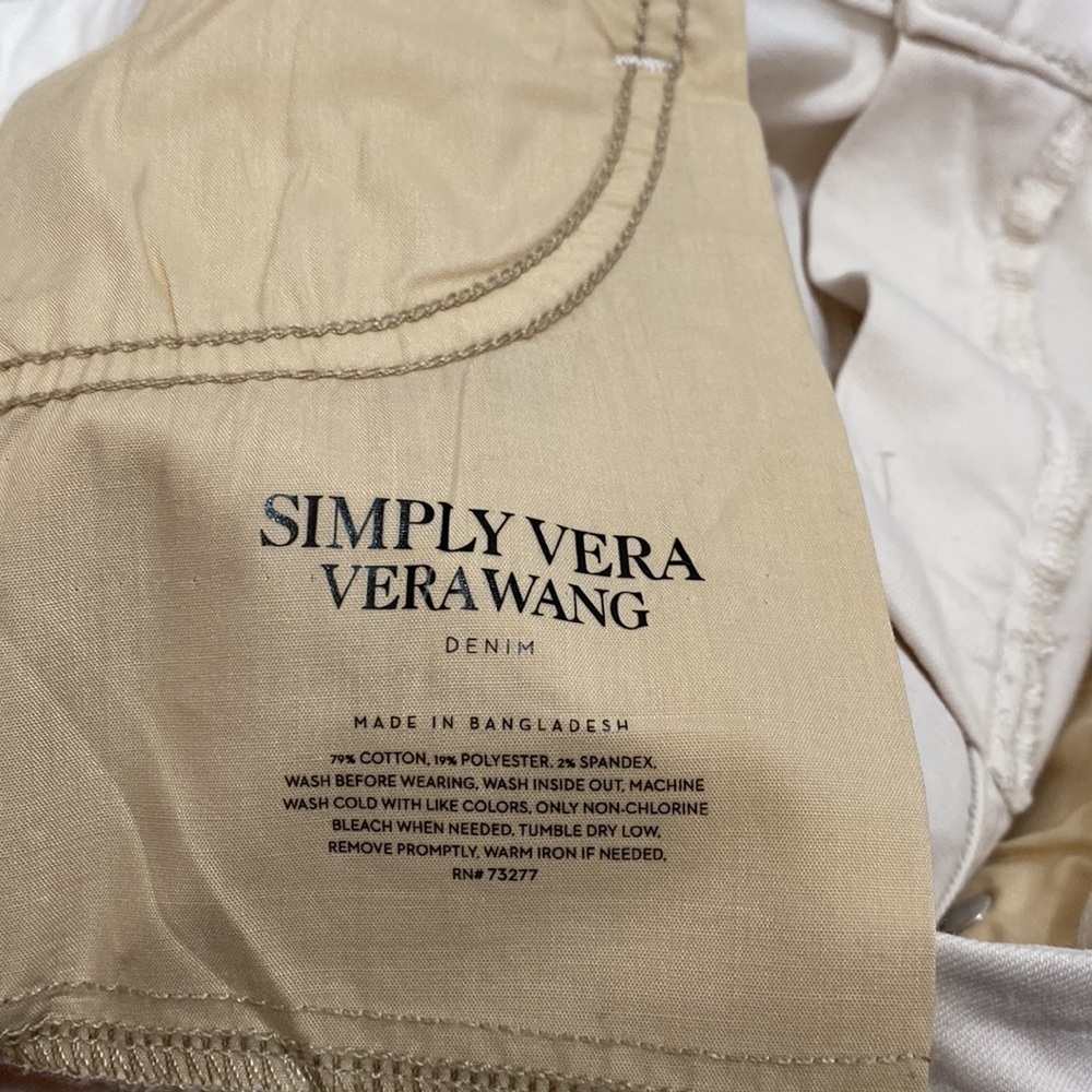Brand New Simply Vera Wang Power Stretch Denim - Picture 6 of 10